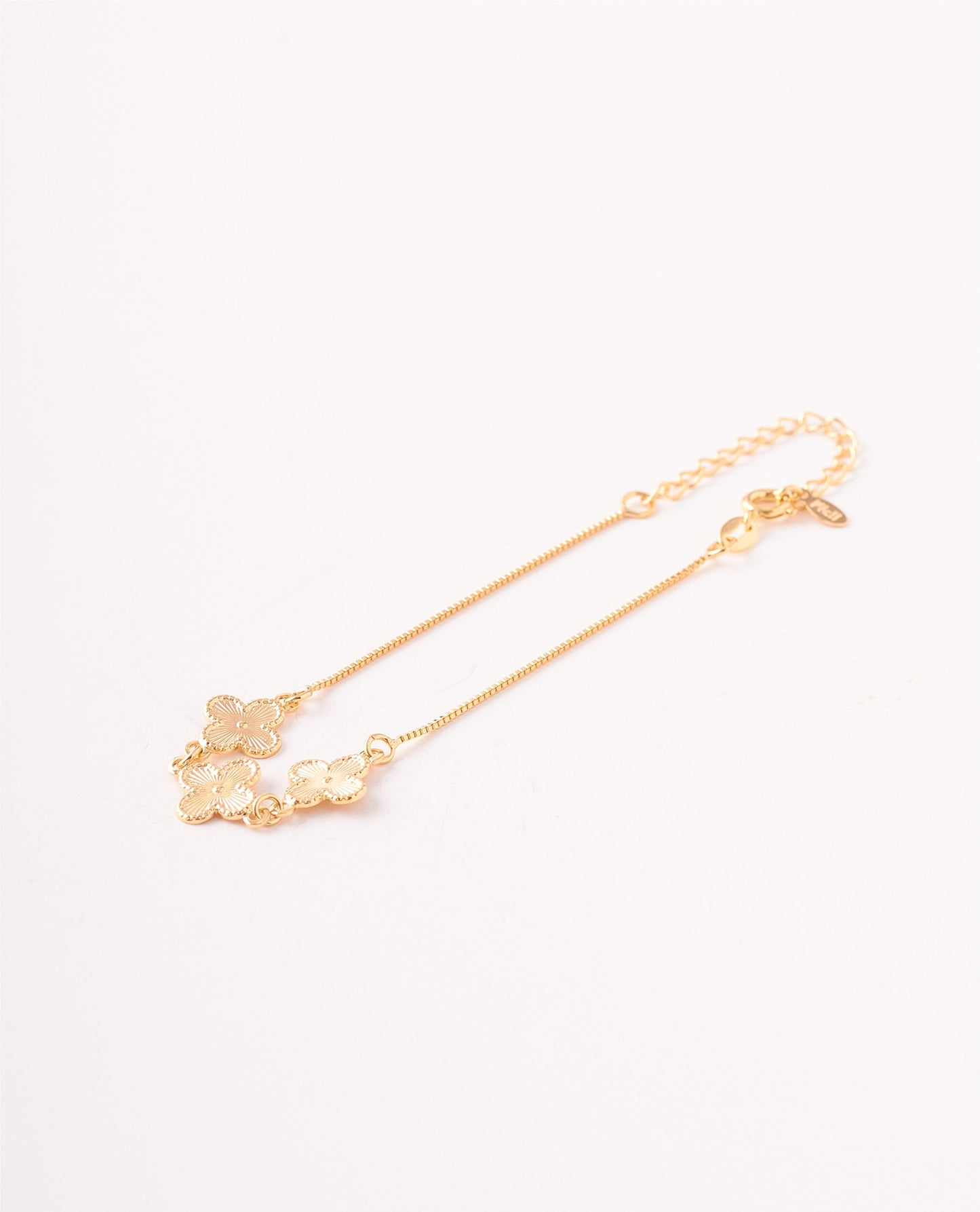 PULSERA VAN CLEEF DORADA - 16CM + 5MM