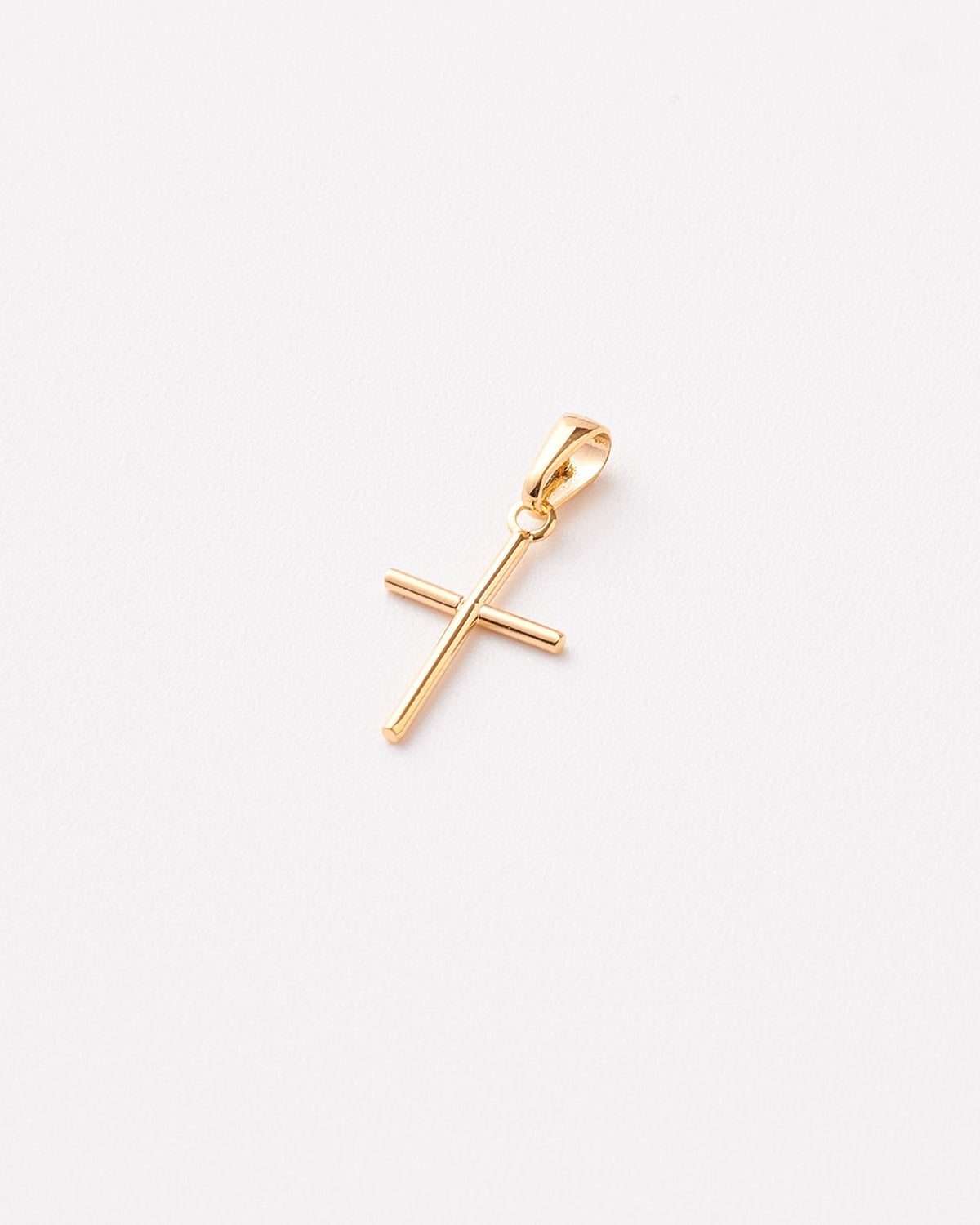 Dije Cruz Lisa - 24x11mm