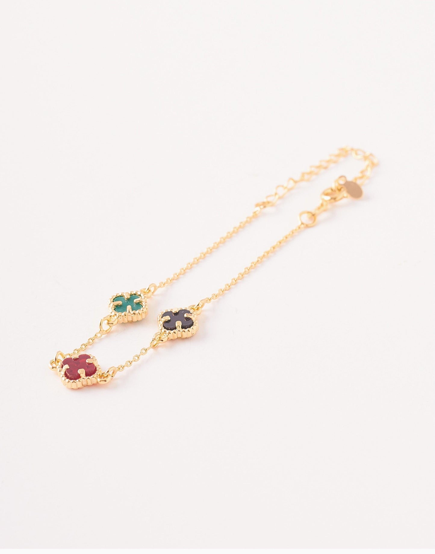PULSERA VAN CLEEF 3 TREBOLES - 16CM + 5CM