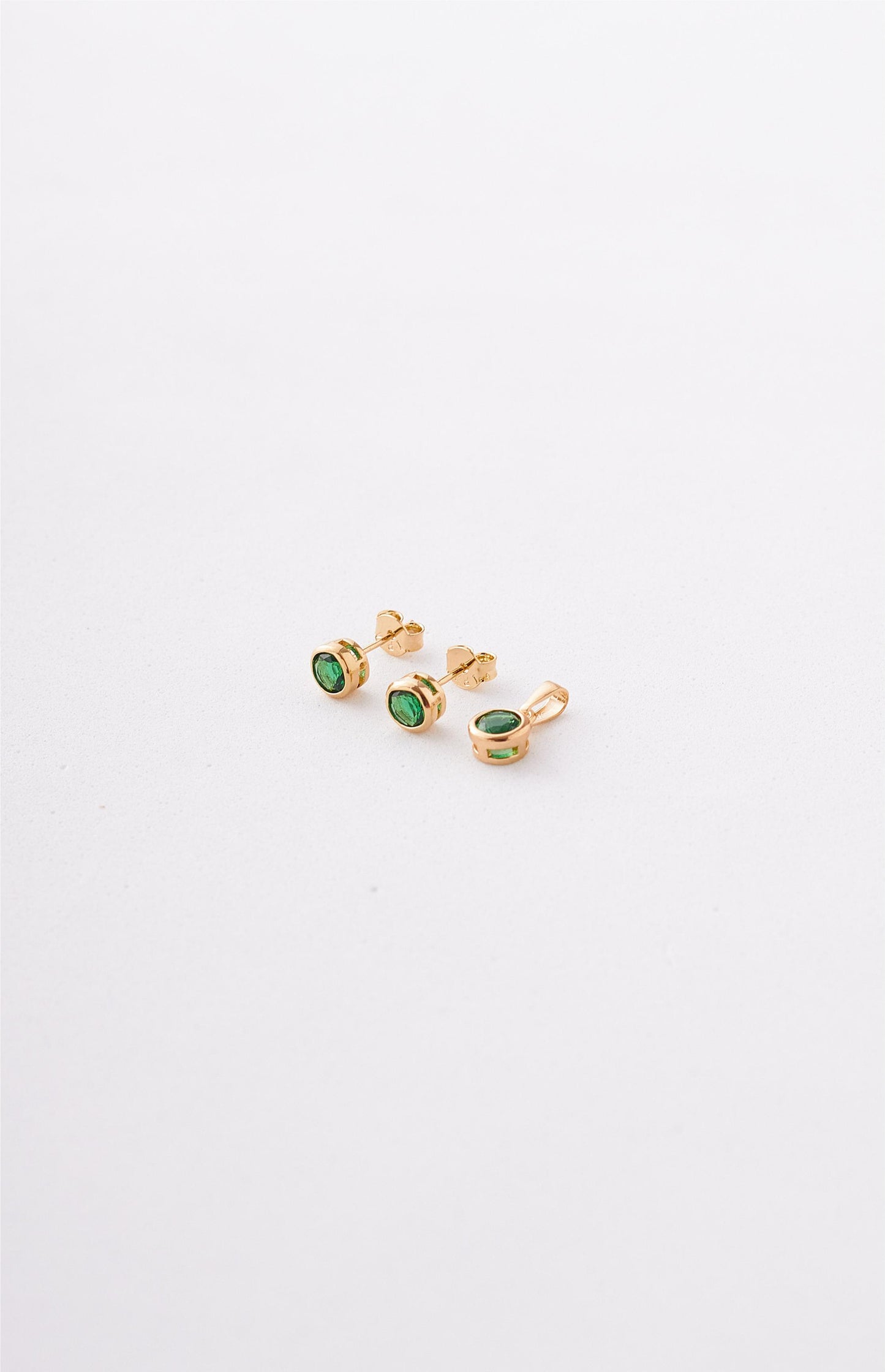 ARETES PIEDRA VERDE GRANDE