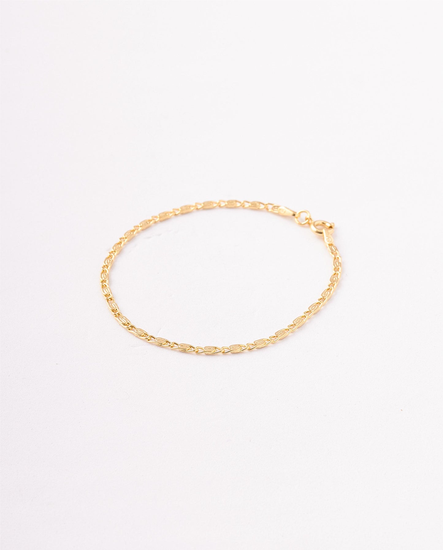 PULSERA TEJIDO CARACOL - 18CM