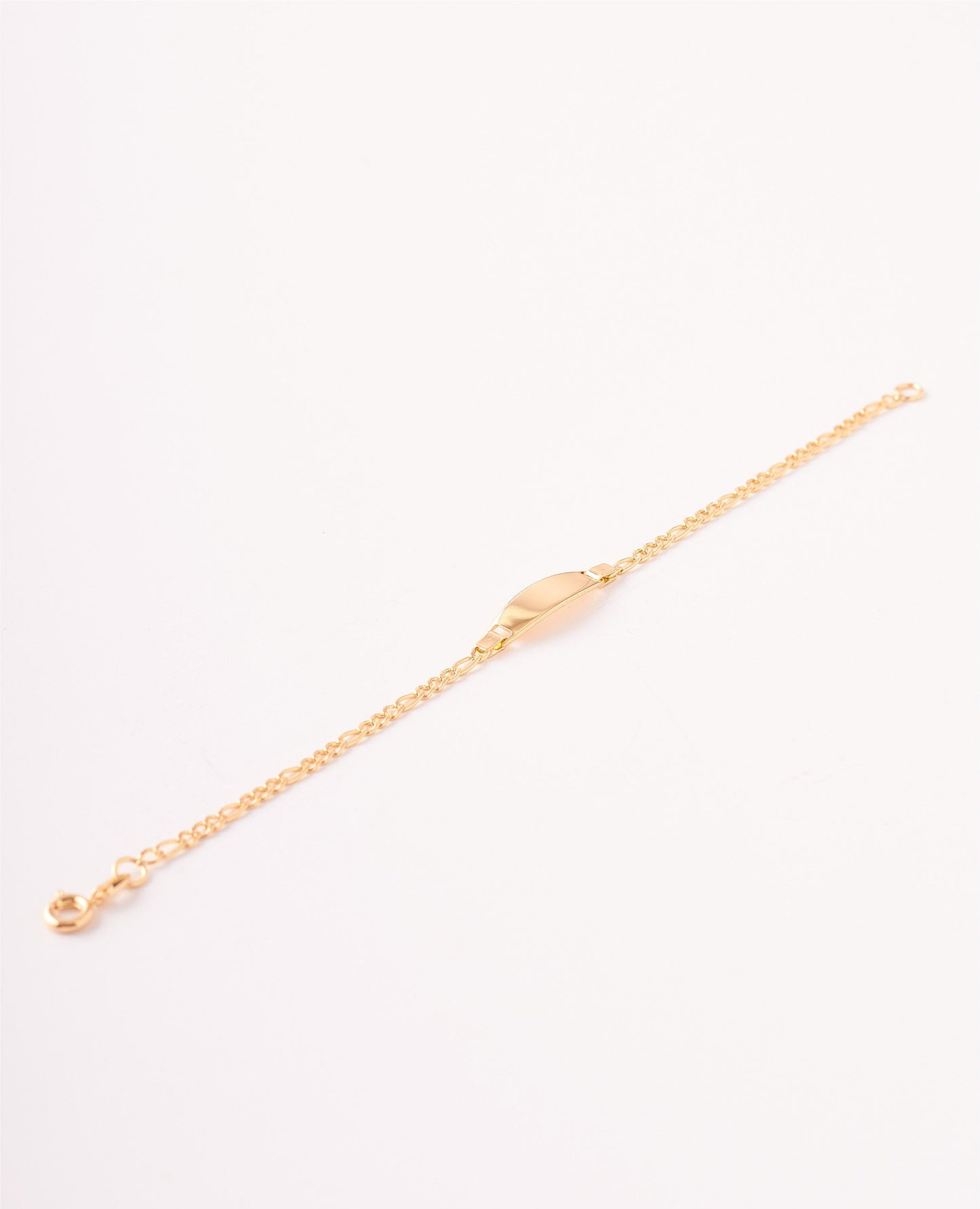 PULSERA PLACA NIÃO CUBANA 16CM ,2MM