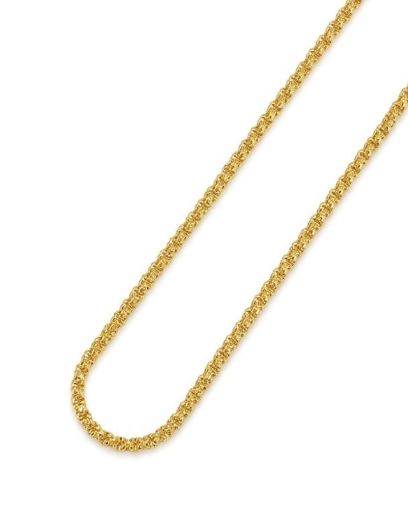 Cadena Tejido Lazo Diamantado - 50cm x 2mm