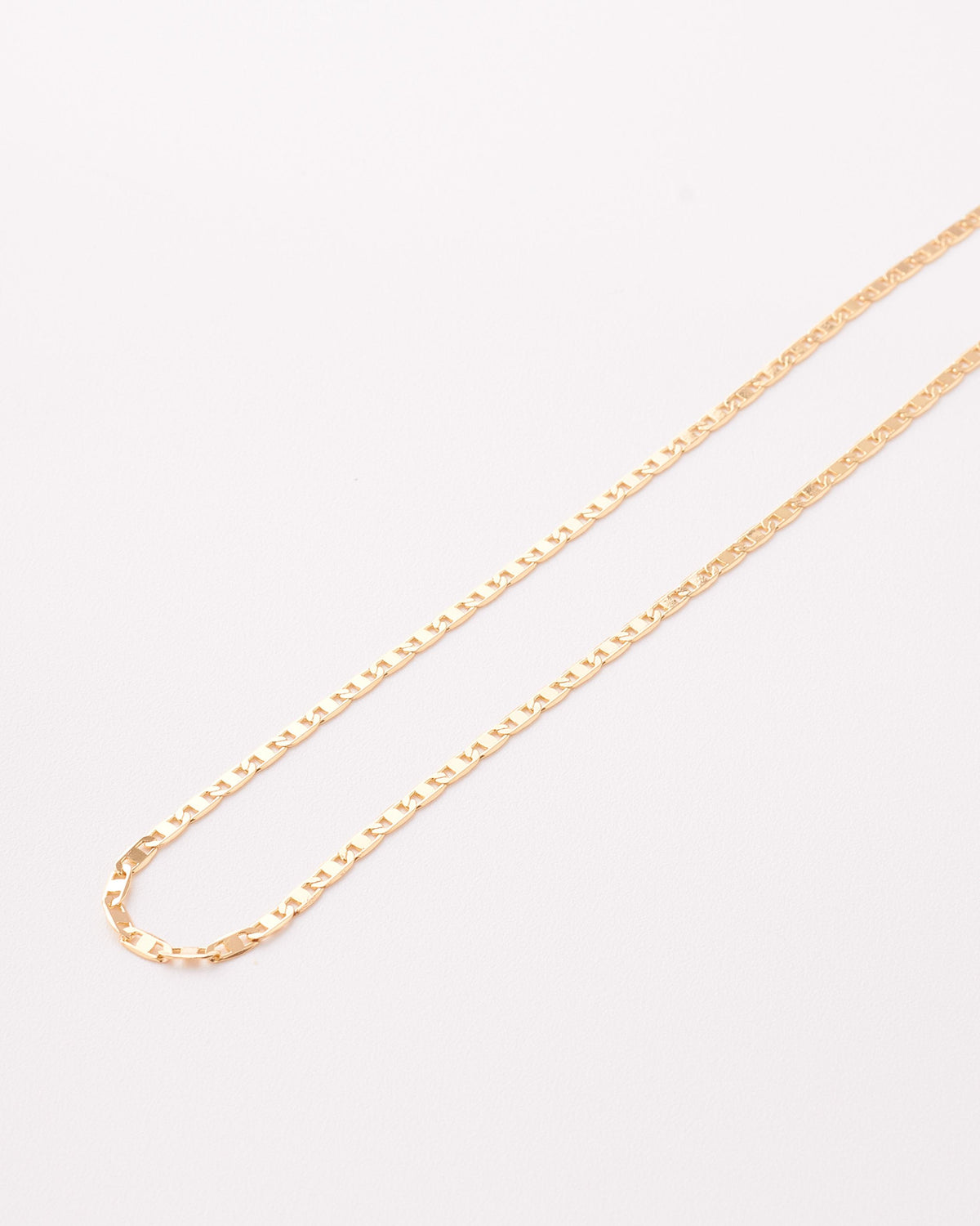 Cadena Tejido Escalera Plana - 60cm x 2.5mm