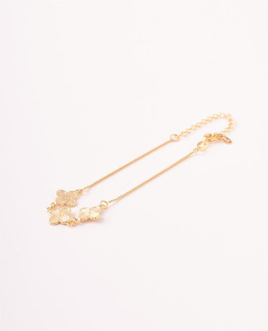 PULSERA VAN CLEEF DORADA - 16CM + 5MM