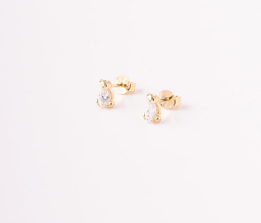 Topos Figura Osito Circón - 5X7mm