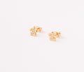Topos Rosa Con Circón x 8mm
