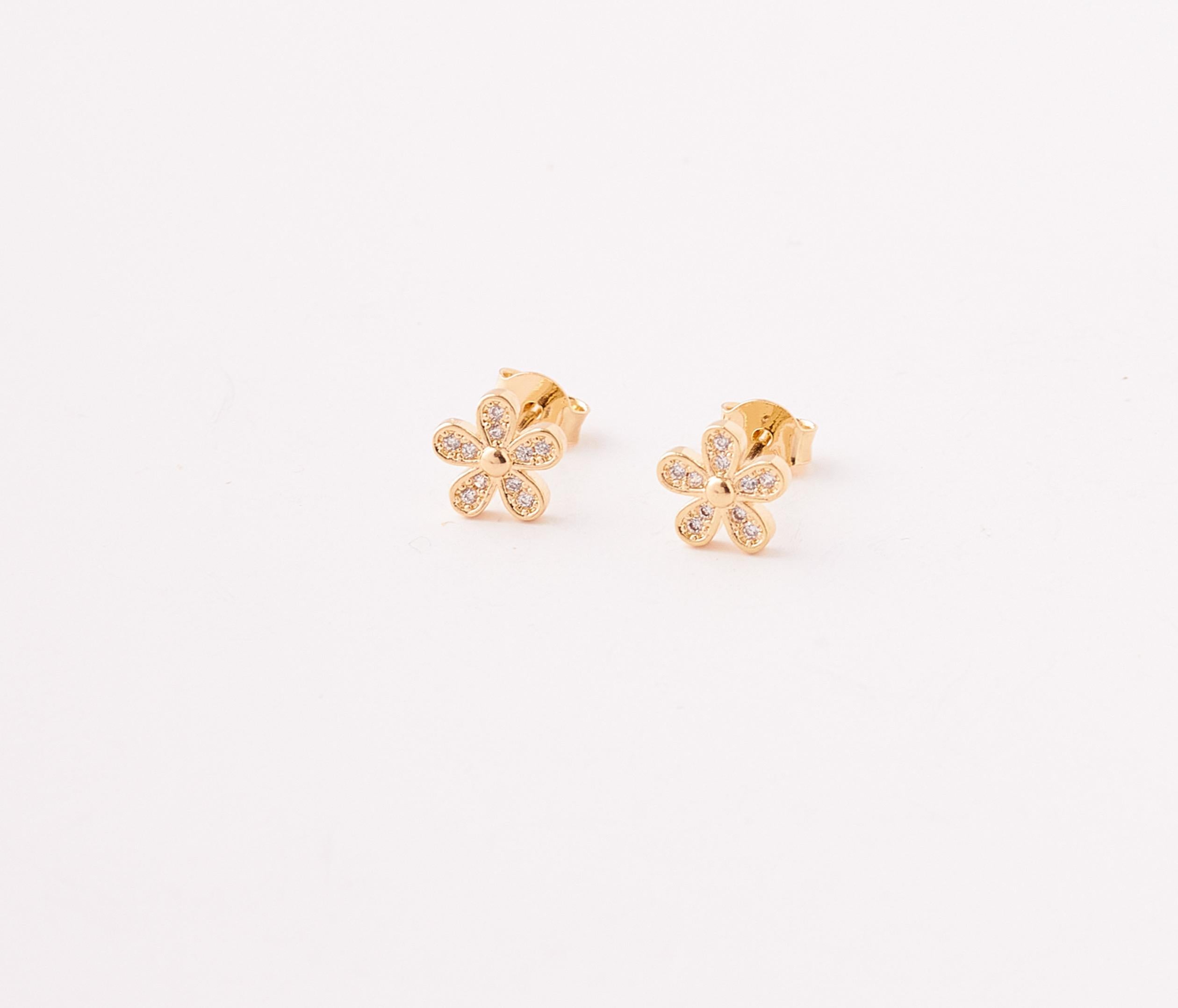 Topos Flor Con Circones - 8mm
