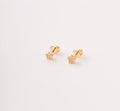 Topos Figura Estrella Con Circón - 6mm