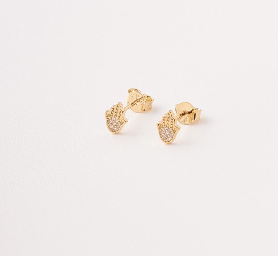 Topos mano Hamsa Circones - 5mm x 7mm