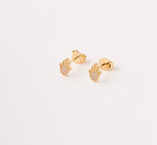 Topos mano Hamsa Circones - 5mm x 7mm