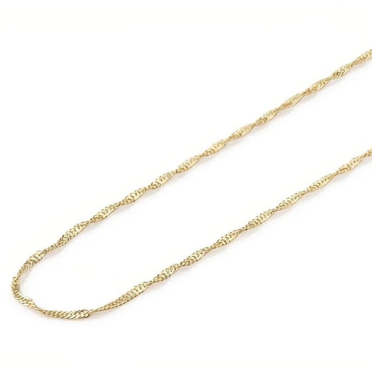 Cadena tejido Singapur - 45cm x 0.5mm