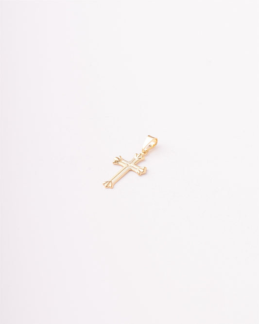 DIJE CRUZ DIAMANTADA - 13X27MM