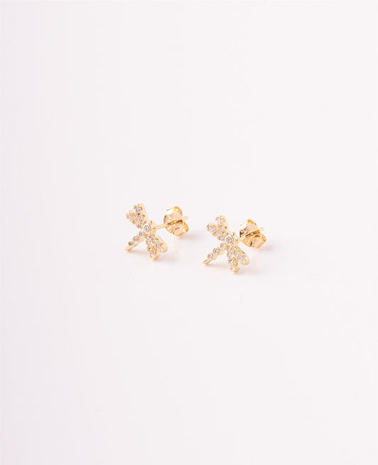 TOPOS FIGURA LIBELULA CIRCONES - 12X6MM