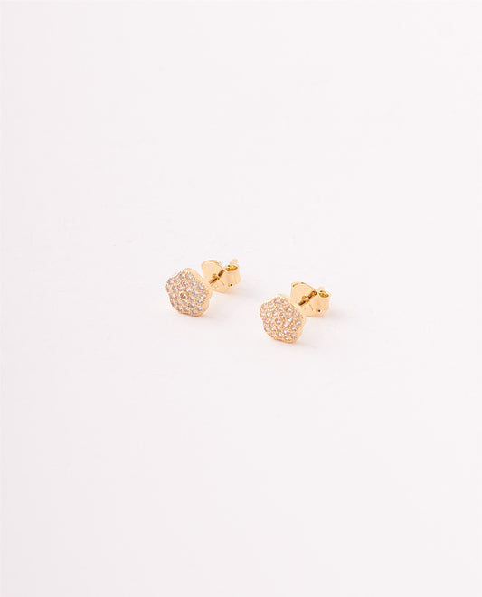 TOPO ROSA CON CIRCONES  7MM