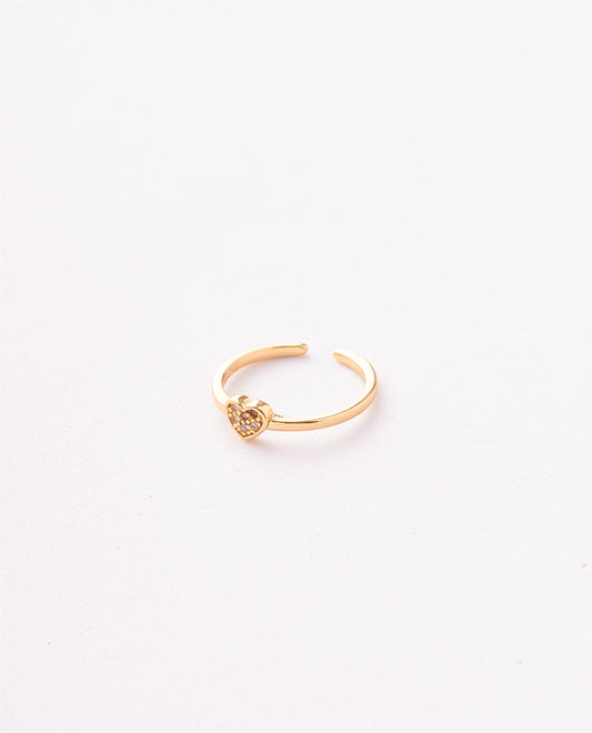 ANILLO GRADUABLE CORAZON MICRO-CIRCONES