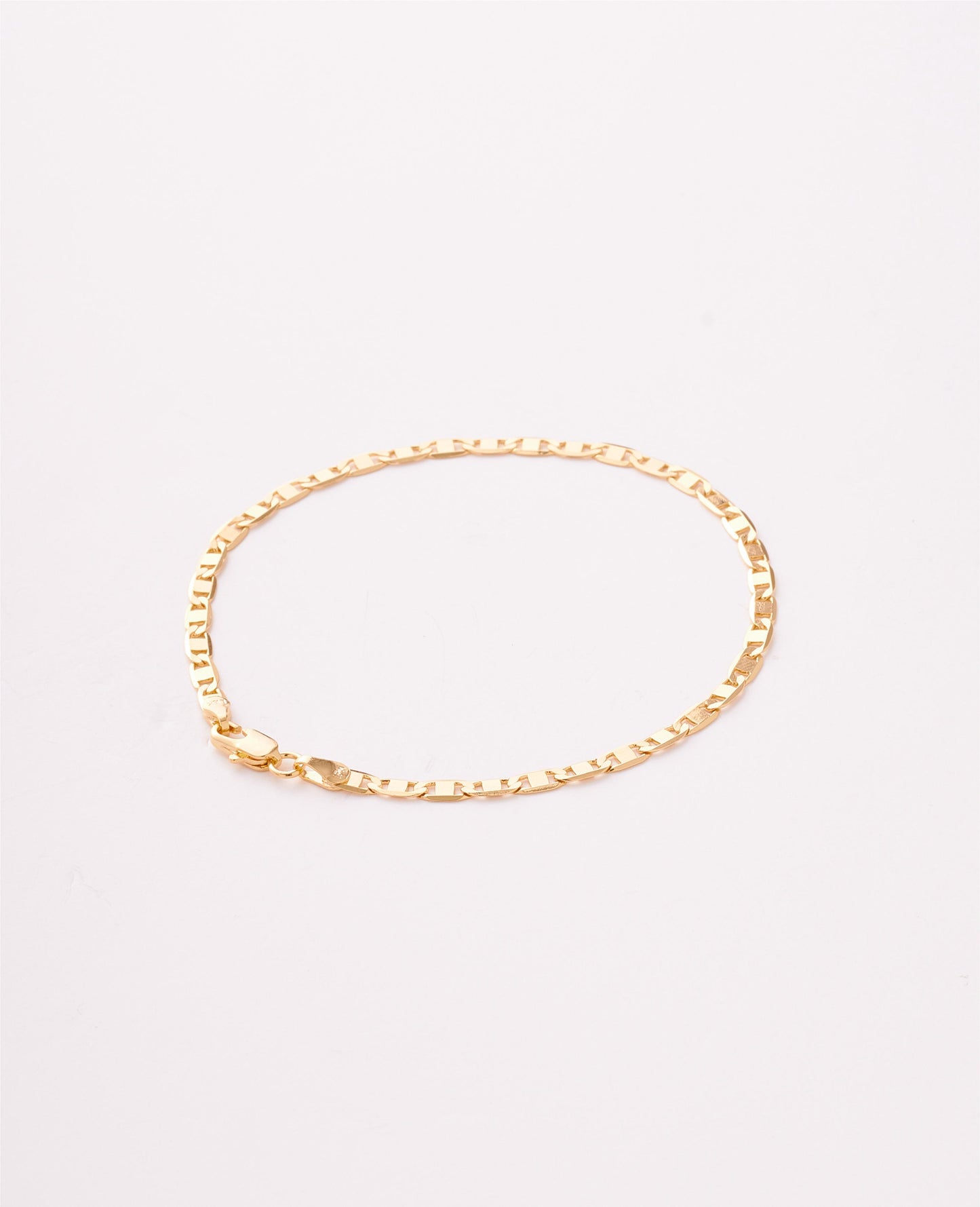 PULSERA ESCALERA PLANA - 21CM, 3MM