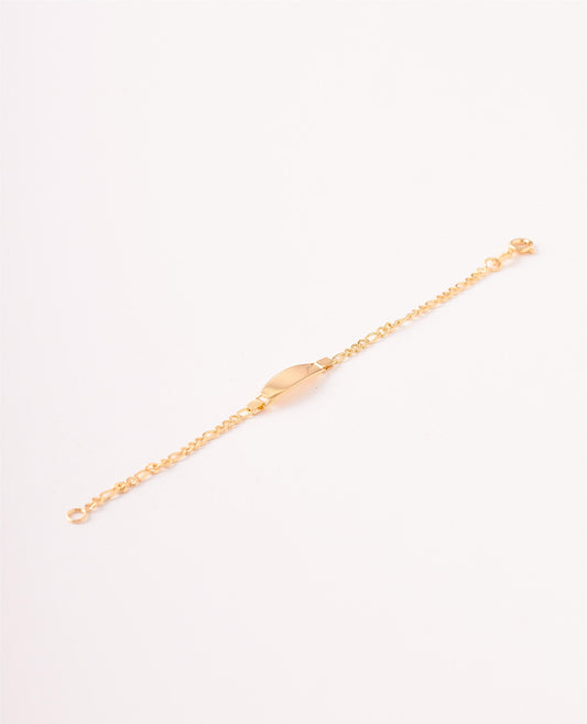 PULSERA PLACA DENIÃO 14CM   2MM