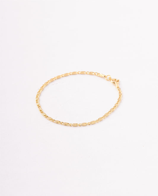 PULSERA TEJIDO CARACOL - 18CM