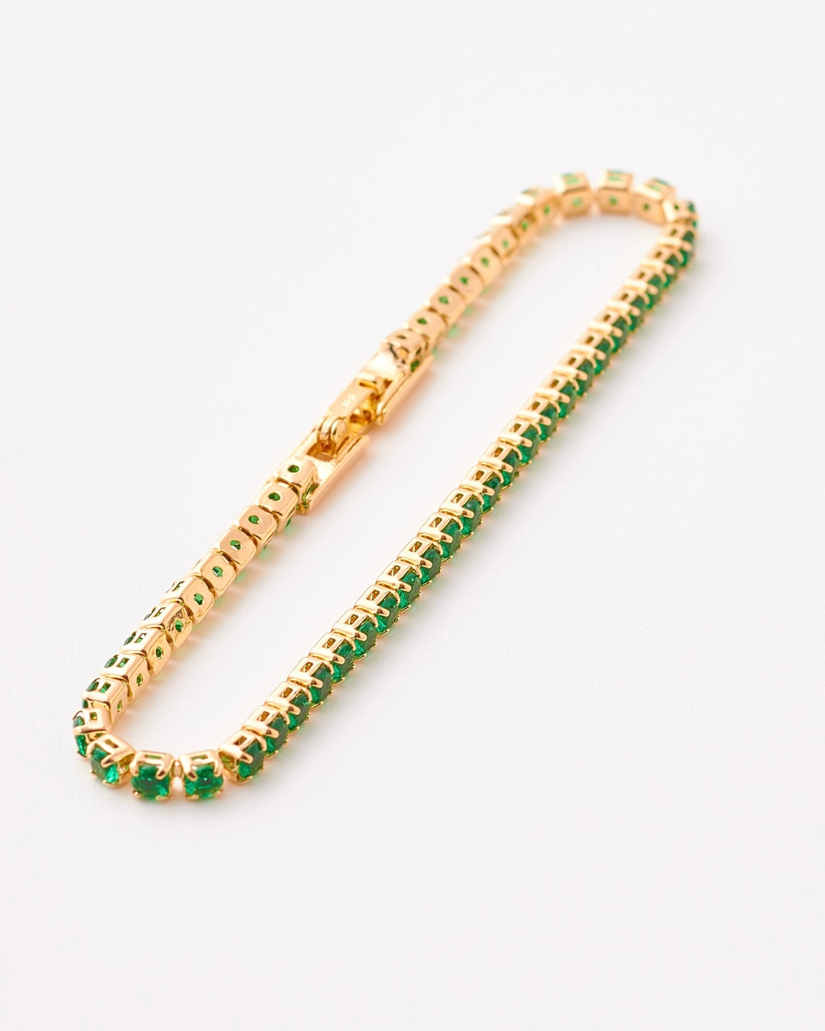 Pulsera Tennis Esmeralda - 18cm x 3.1mm