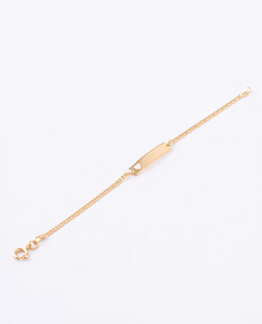 PULSERA PLACA LOVE ESCALERA - 14CM
