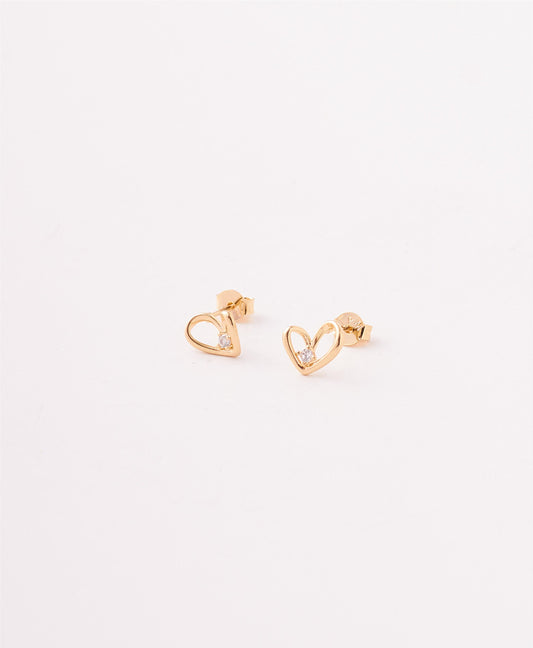 TOPO CORAZON  CIRCON 9MM