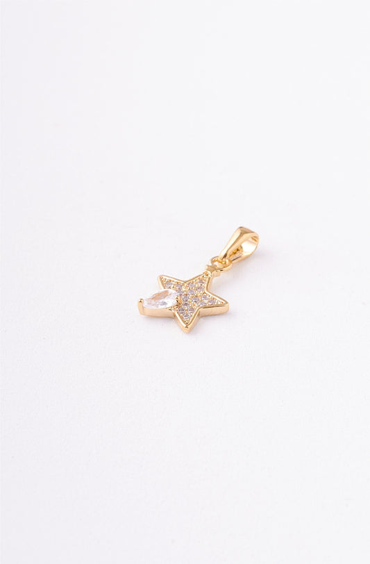 DIJE FIGURA ESTRELLA CIRCONES