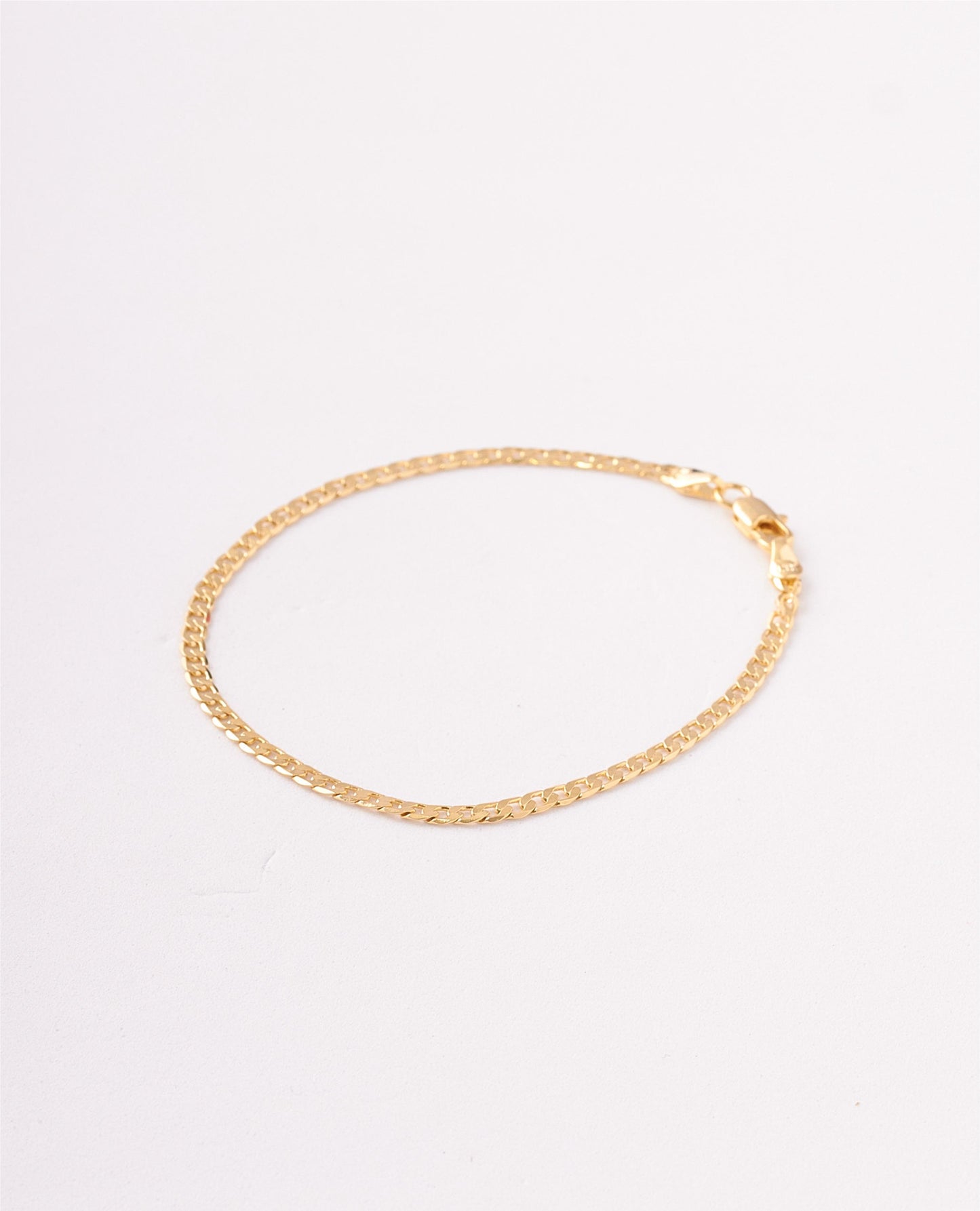 PULSERA CUBANA PLANA - 18 CM