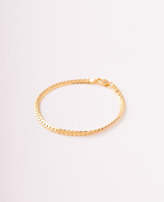 PULSERA TEJIDO  PLANO 18CM  2.5MM