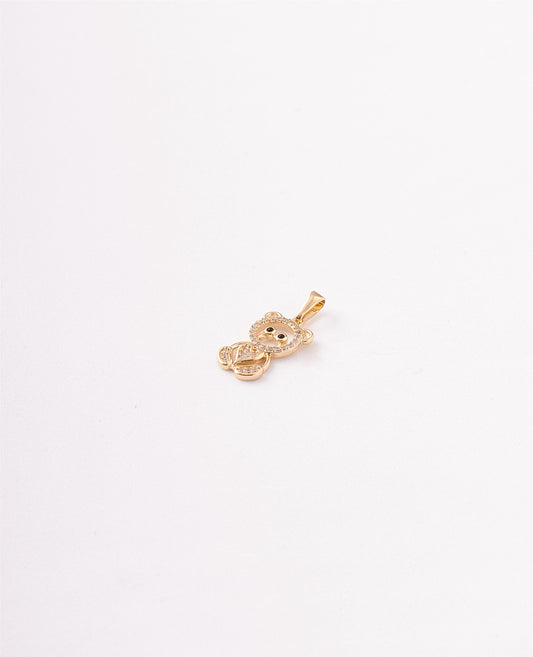 DIJE FIGURA OSO CIRCONES