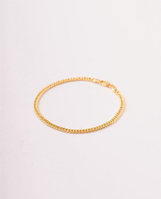 PULSERA CUBANA CONTINUA   18CM