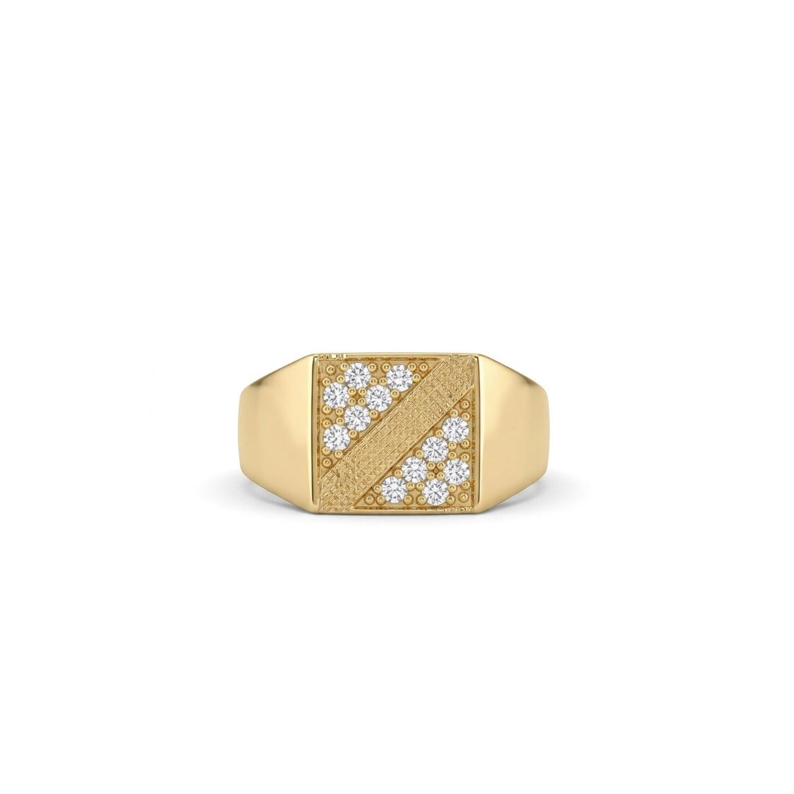 Anillo Placa En Circones