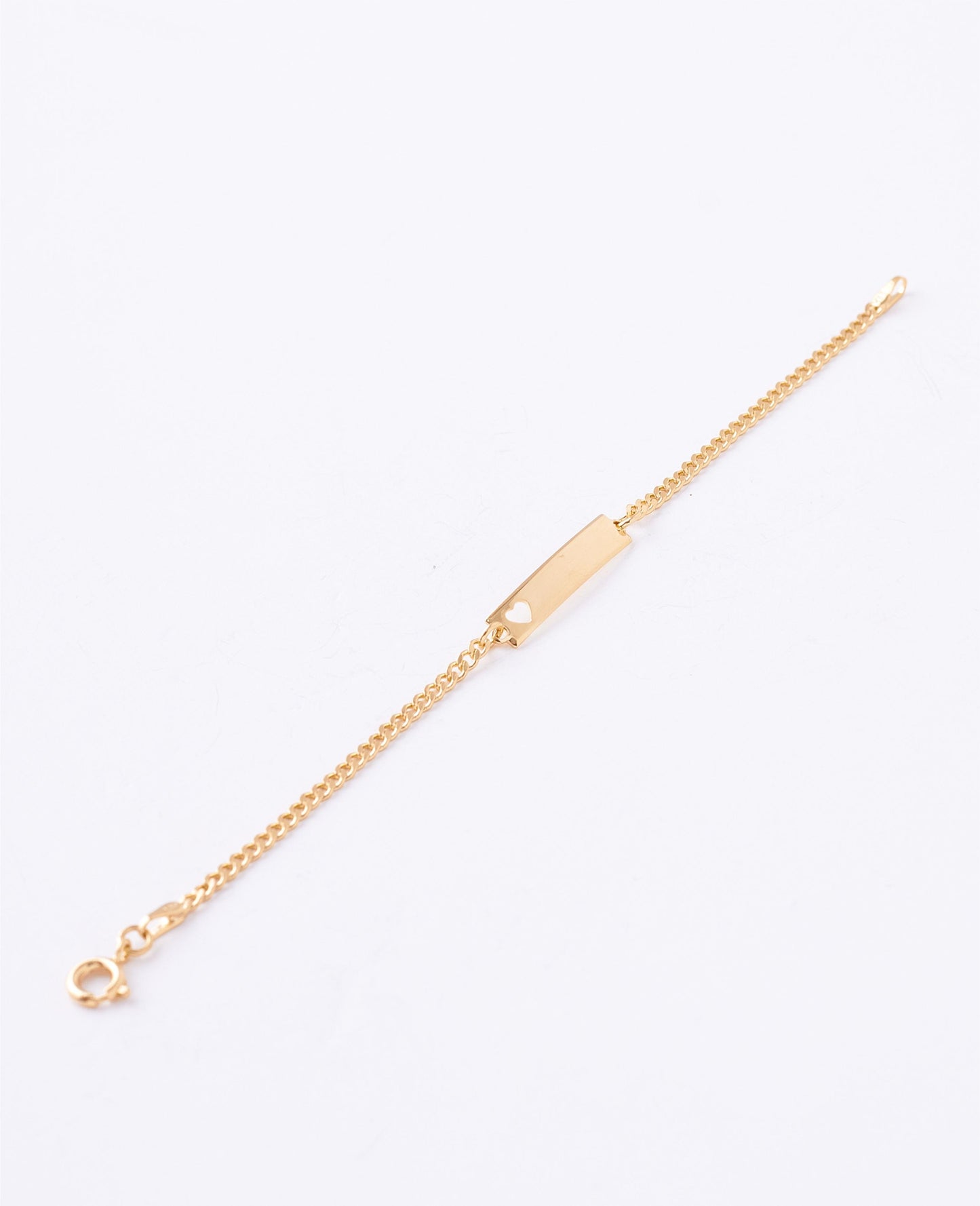 PULSERA PLACA CUBANA LOVE - 14CM