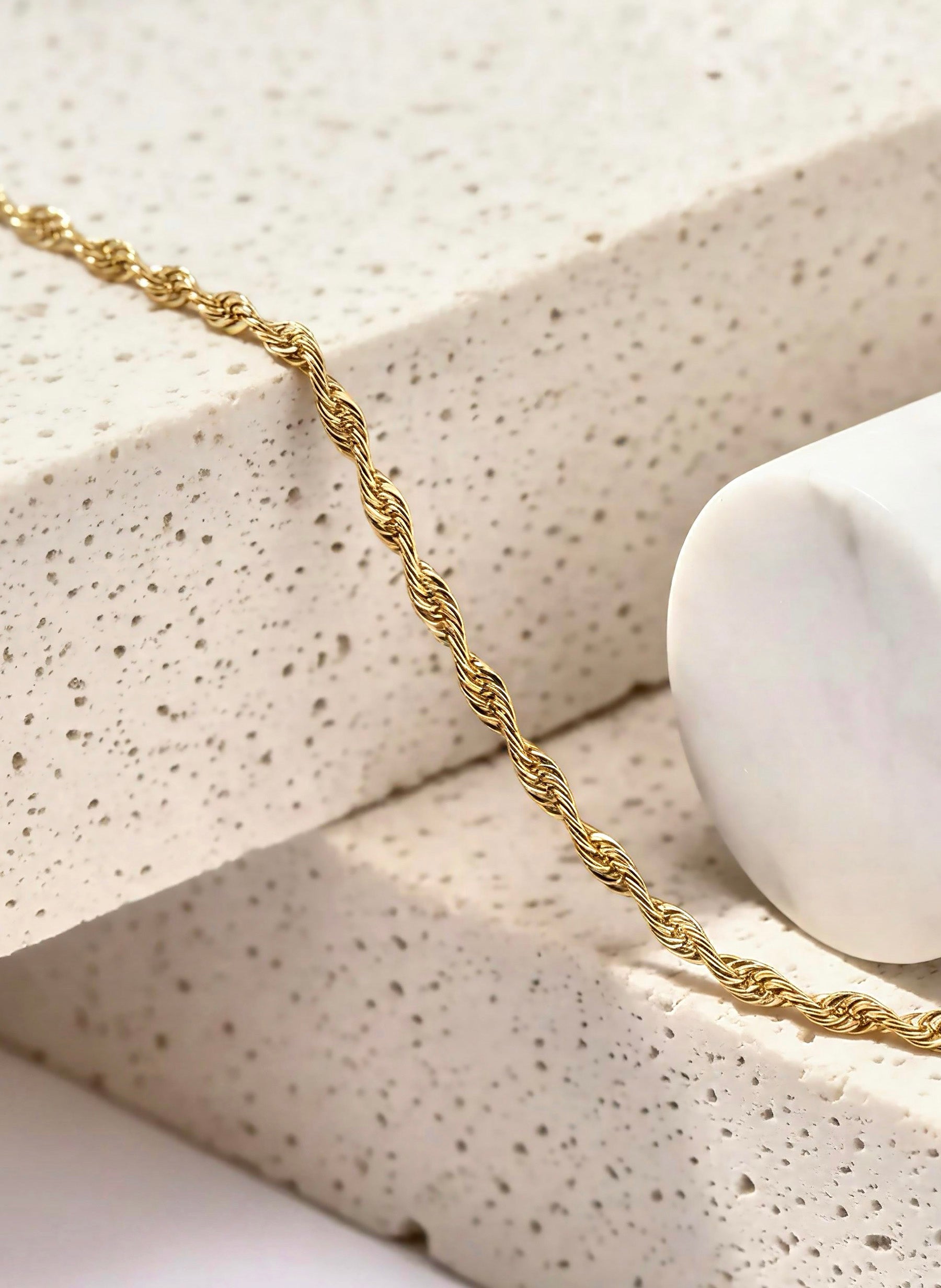 Set San Benito: Cadena Singapur 45 cm + Aretes