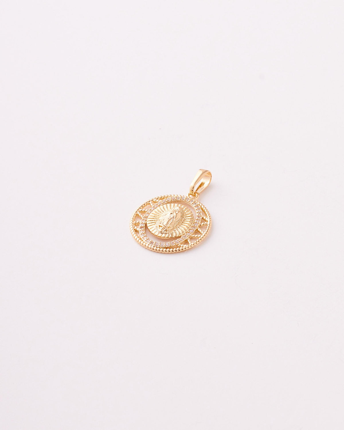 Dije Virgen Guadalupe Diamantada Circones
