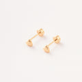 Topos Corazon Diamantado Rosca Seguridad - 4mm