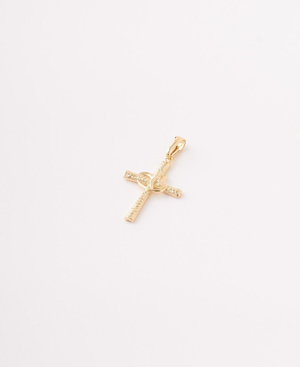 Dije Cruz Love - 36mm x 20mm
