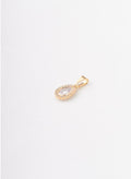 Dije gota circones verdes - 8mm x 18mm