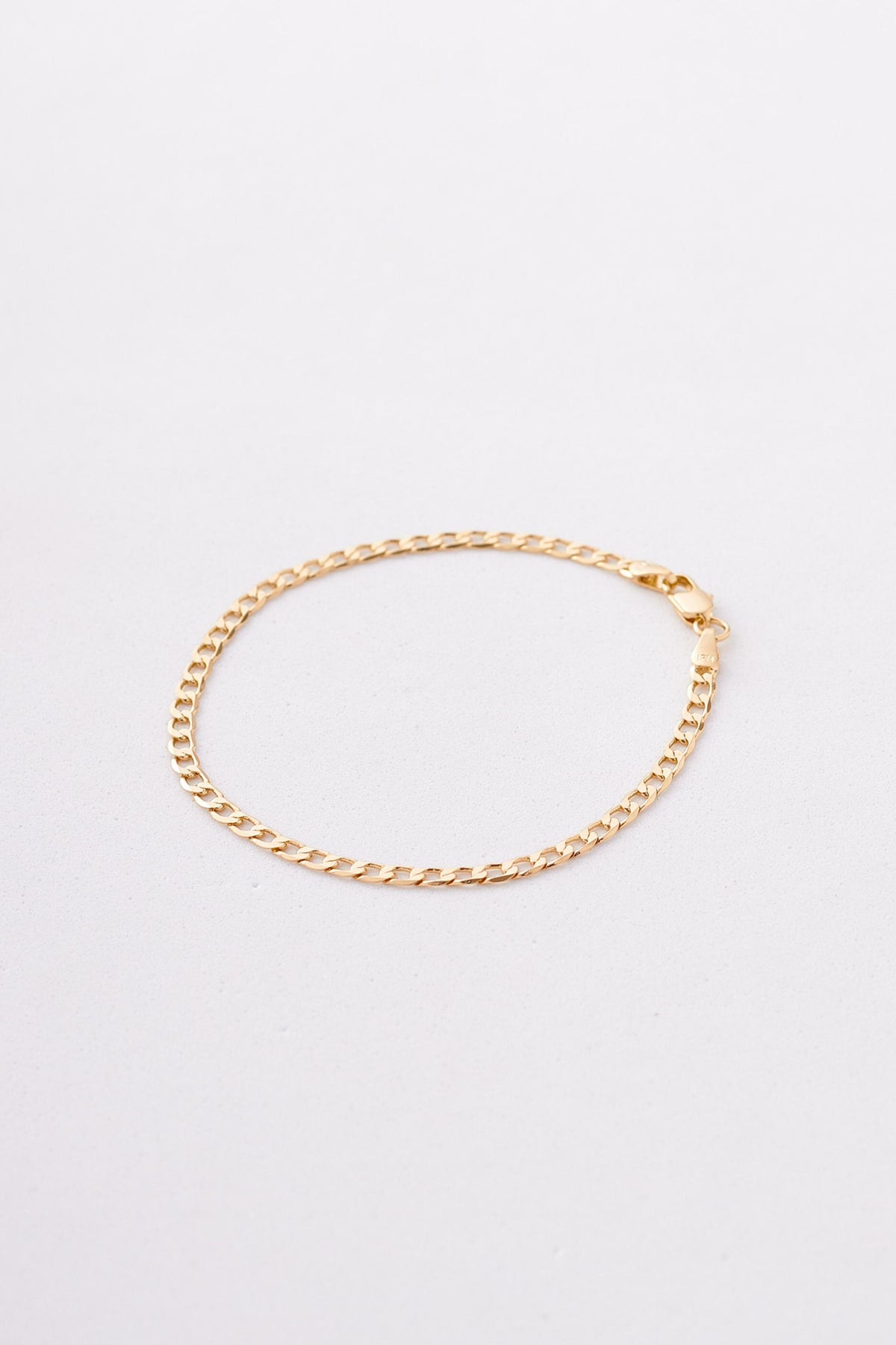 Pulsera Tejido Cubana Plana - 18cm x 3mm