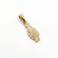 Dije Virgen Guadalupe Relieve - 7mm x 22mm