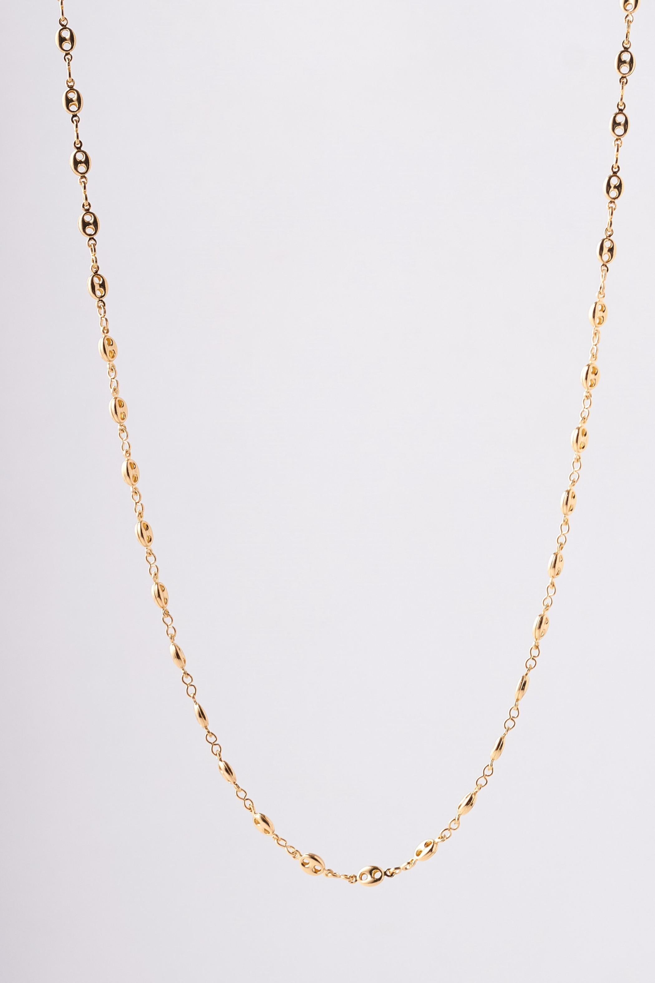 CADENA TEJIDO GUCCI - 60CM, 4MM