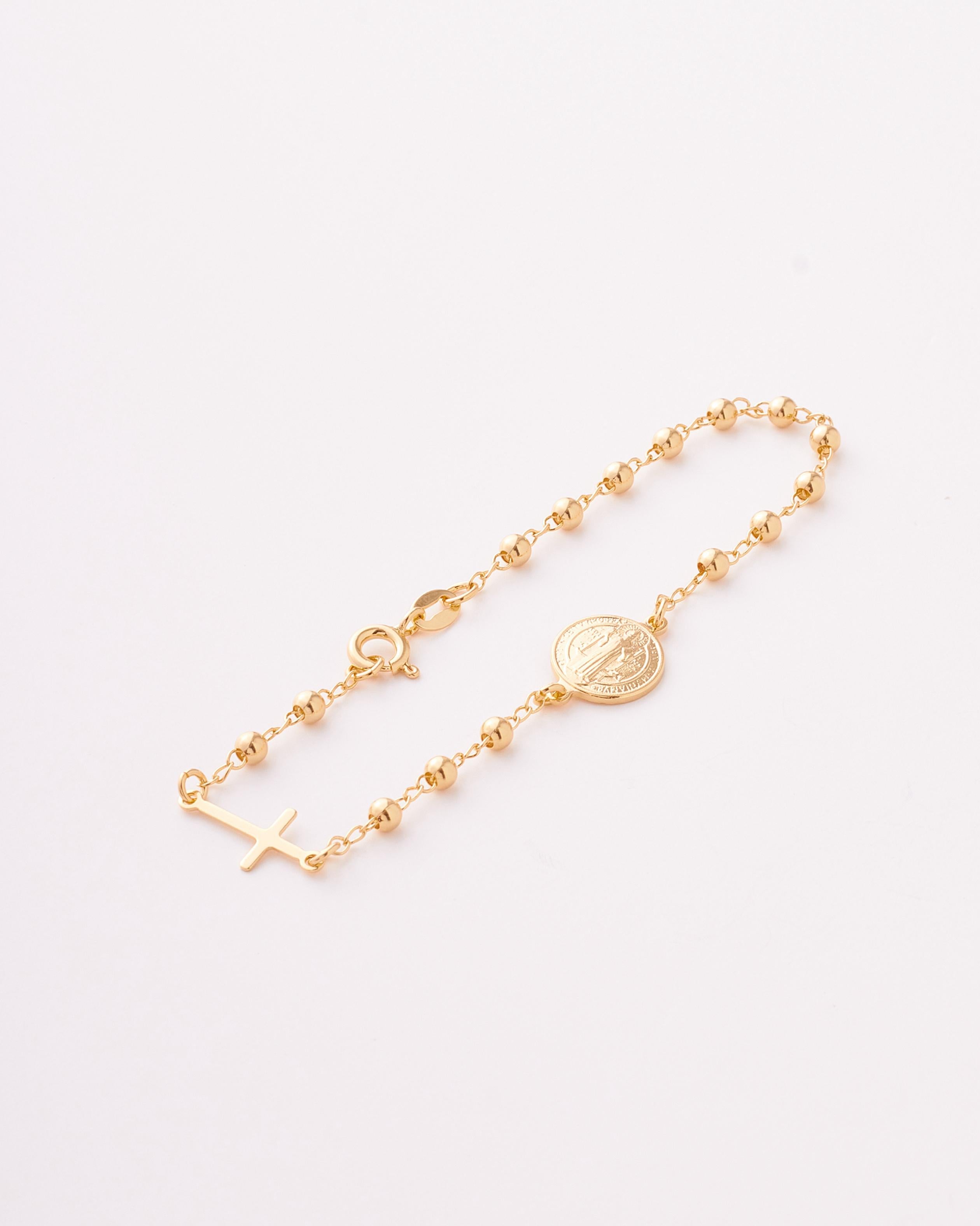 Pulsera Denario San Benito - 18cm x 3.2mm