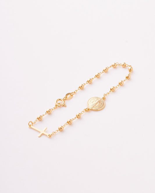 Pulsera Denario San Benito - 18cm x 3.2mm