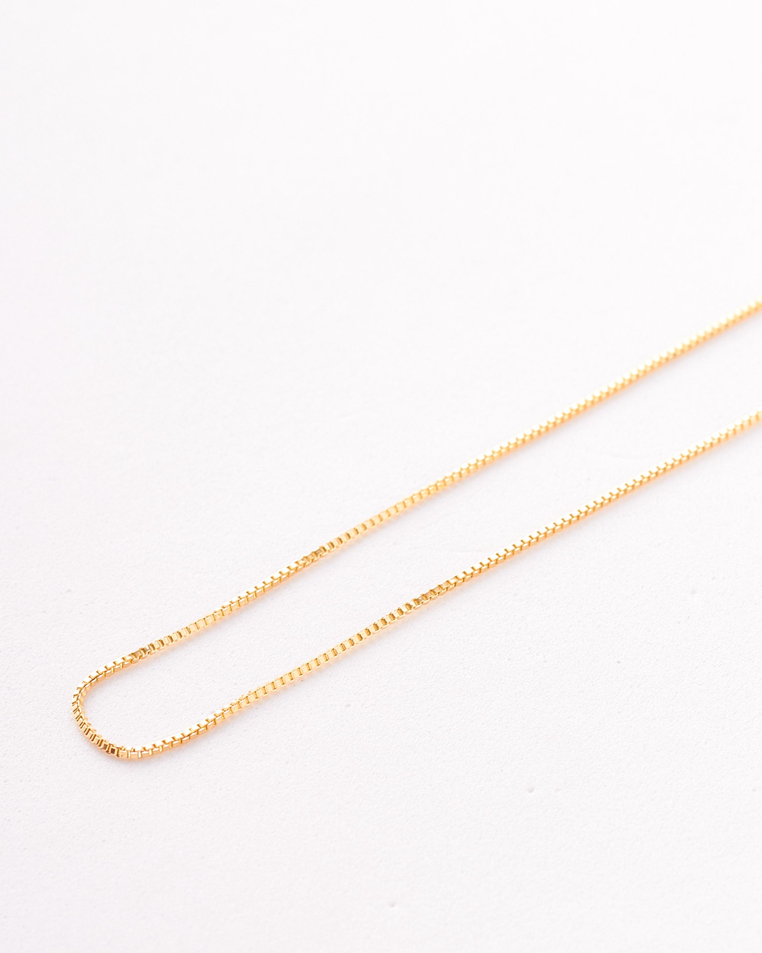 Cadena Tejido Veneciana - 50cm, 0.8mm