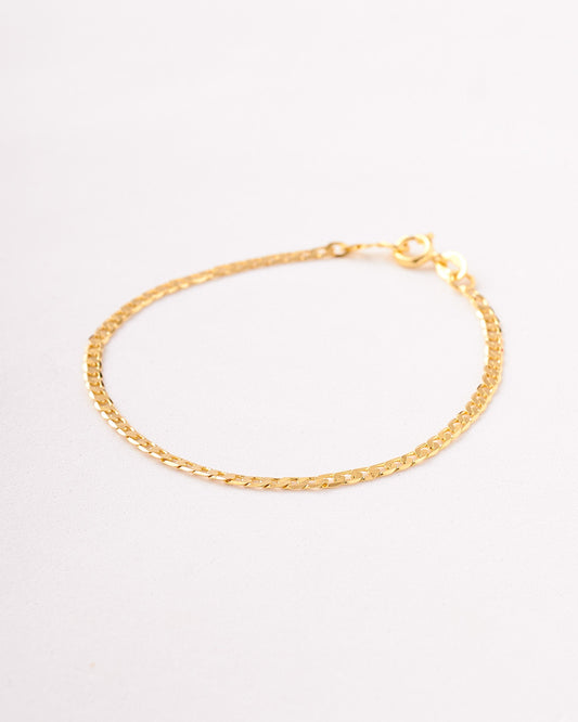 Pulsera Cubana Plana - 18cm x 2mm