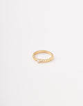 Anillo Puntos Circon Cristal