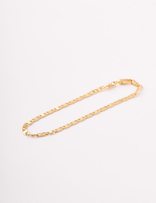 Pulsera Tejido Escalera Plana - 18cm x 3mm