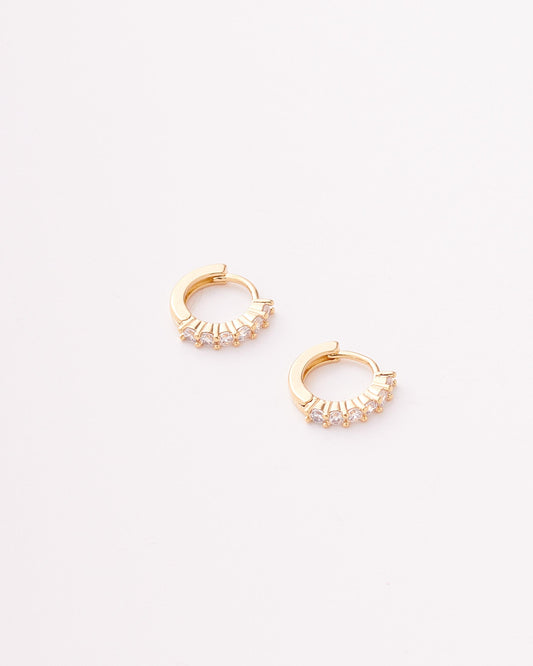 Candongas Circones De Cristal - 12mm