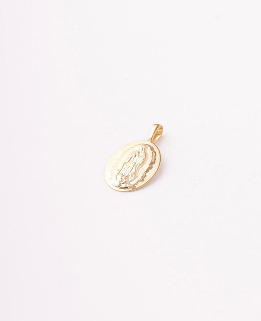 Dije Placa Virgen Milagrosa - 14mm x 27mm