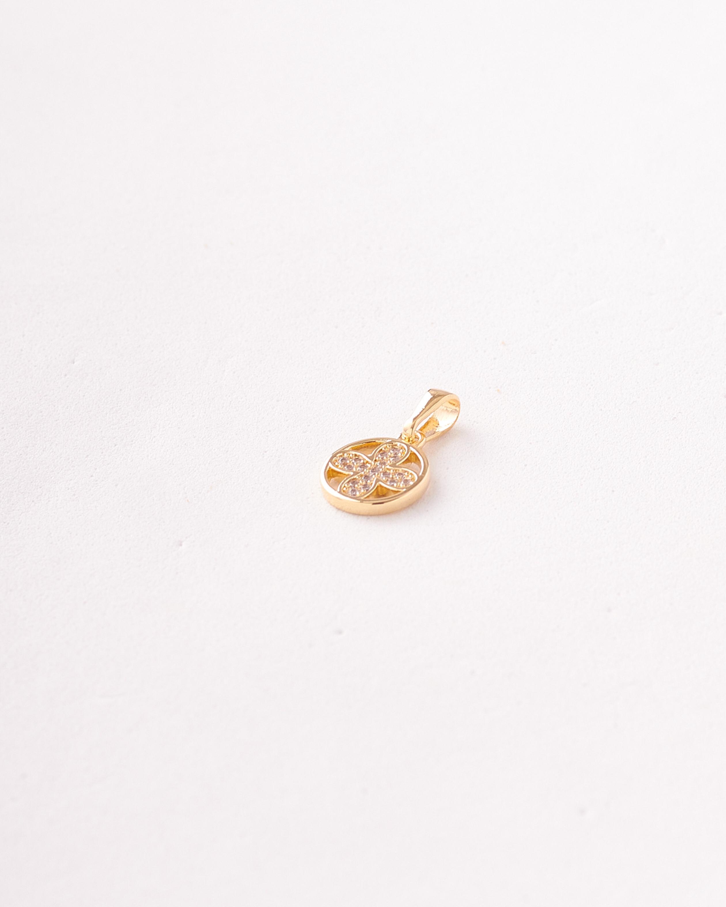 Dije Figura Trebol Circones - 10mm x 17mm